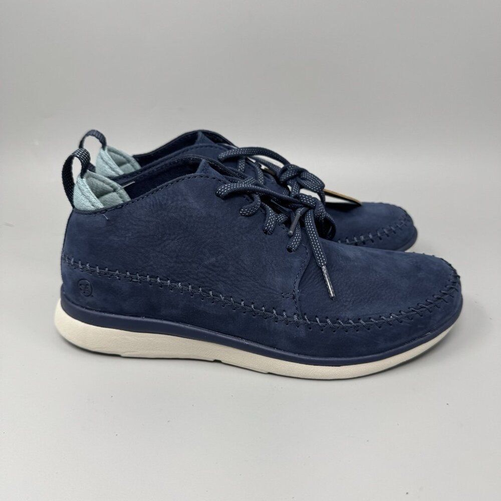 Superfeet NEW Women’s OLYMPIA Navy Lace Up Sneaker Boots Size 7 Comfy Boot